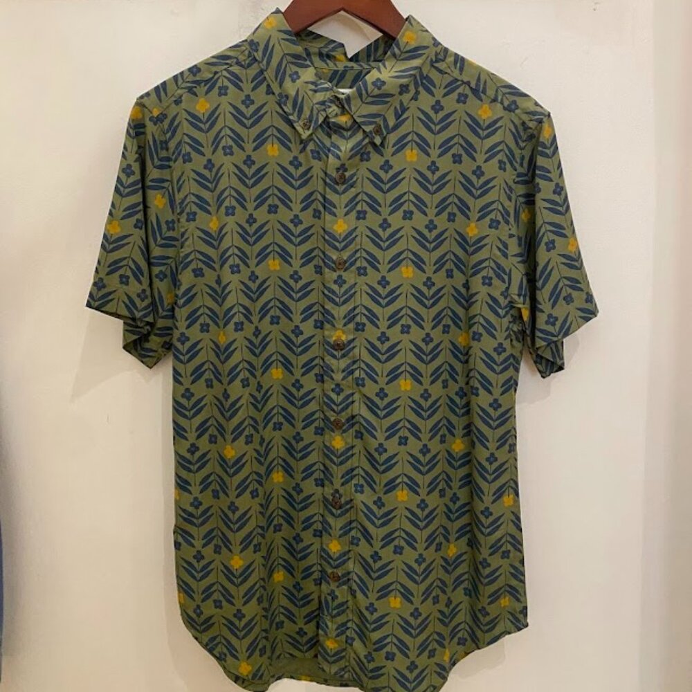 Bridge and Burn Grant Slim Shirt | Primrose | Size Small | NWT